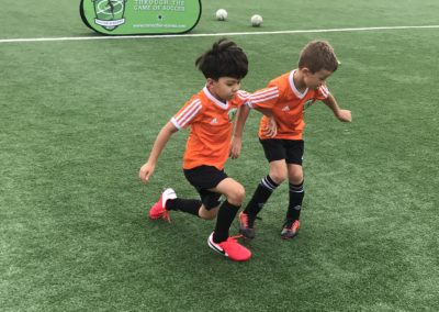 kids playing soccer